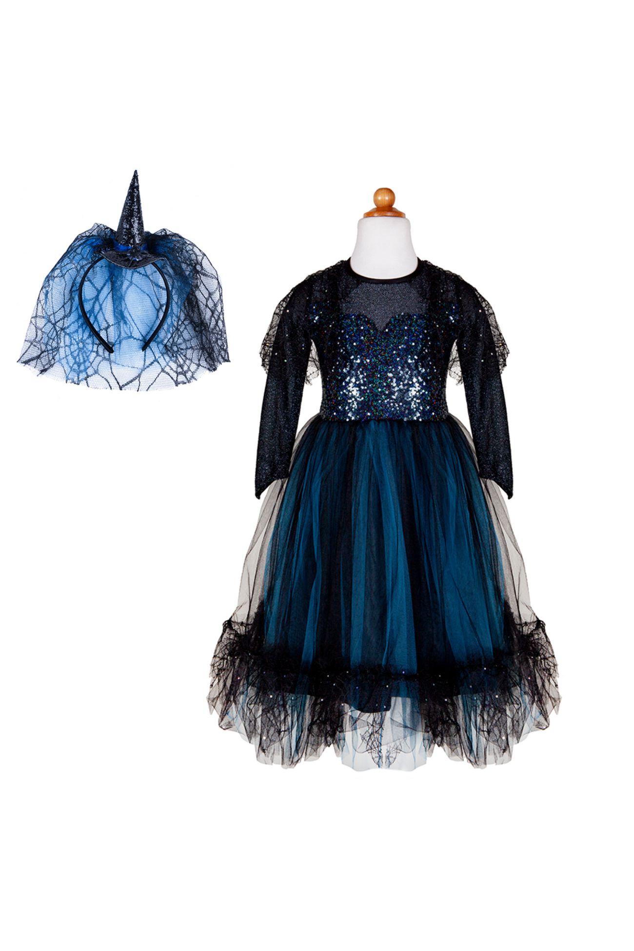 Luna the Midnight Witch Size 5-6yrs - Great Pretenders, photo 1 of 6