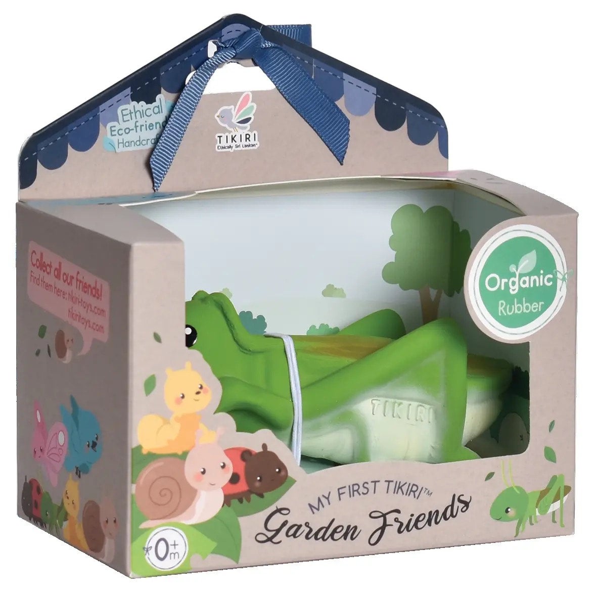 Natural Rubber Grasshopper Teether - My First Garden Friend Teethers by Tikiri, photo 4 of 5