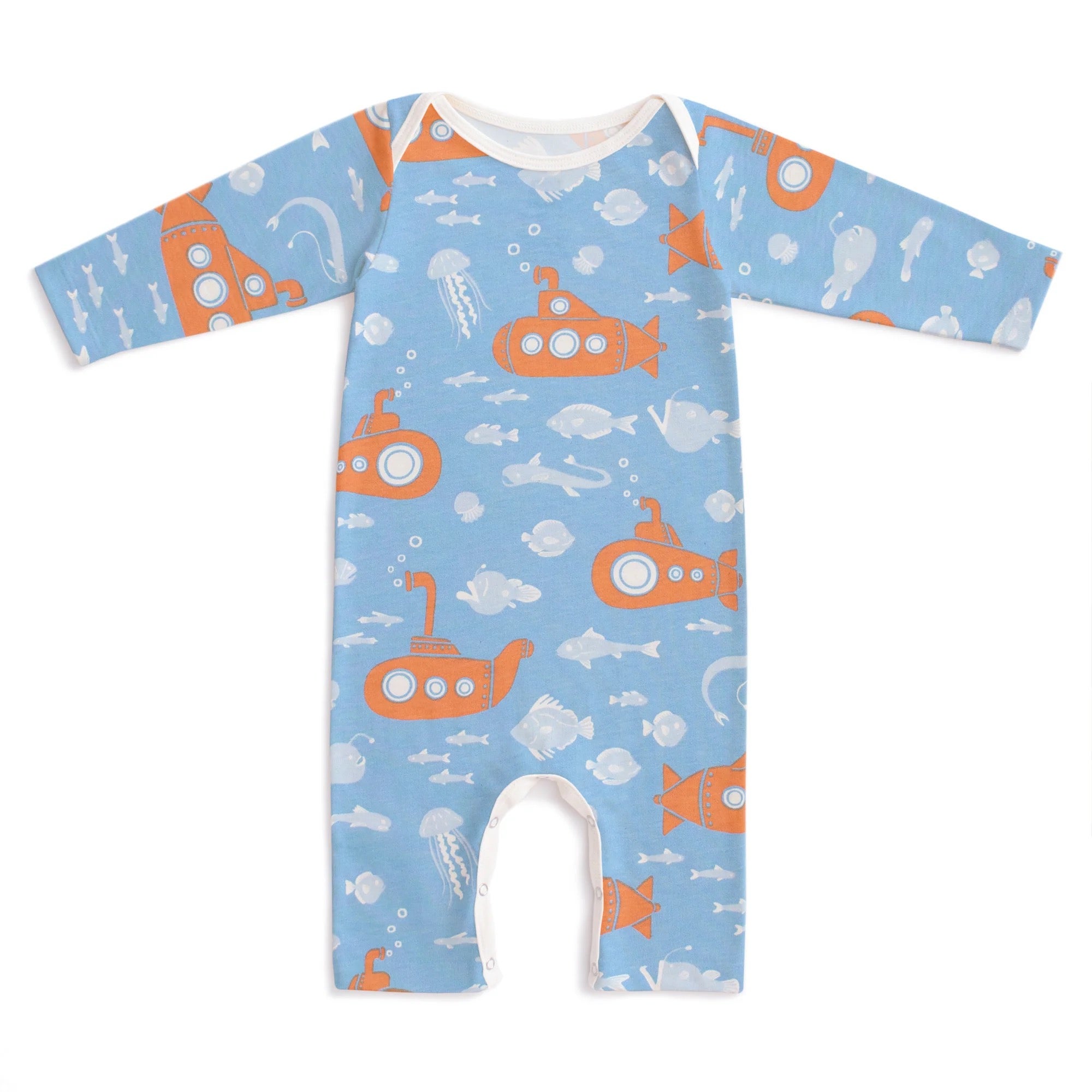 Submarine Long-sleeve Romper by Winter Water Factory, photo 1 of 5