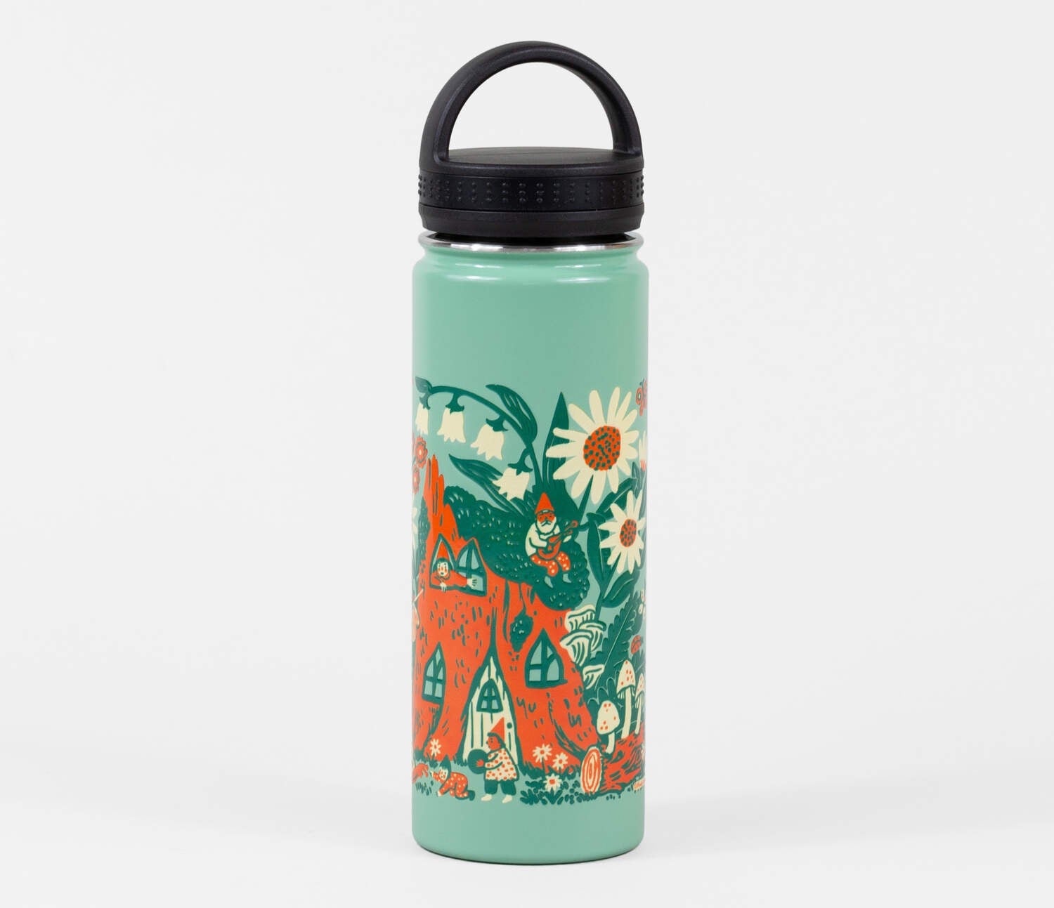 Blossom Village Metal Water Bottle - Phoebe Wahl, photo 2 of 3
