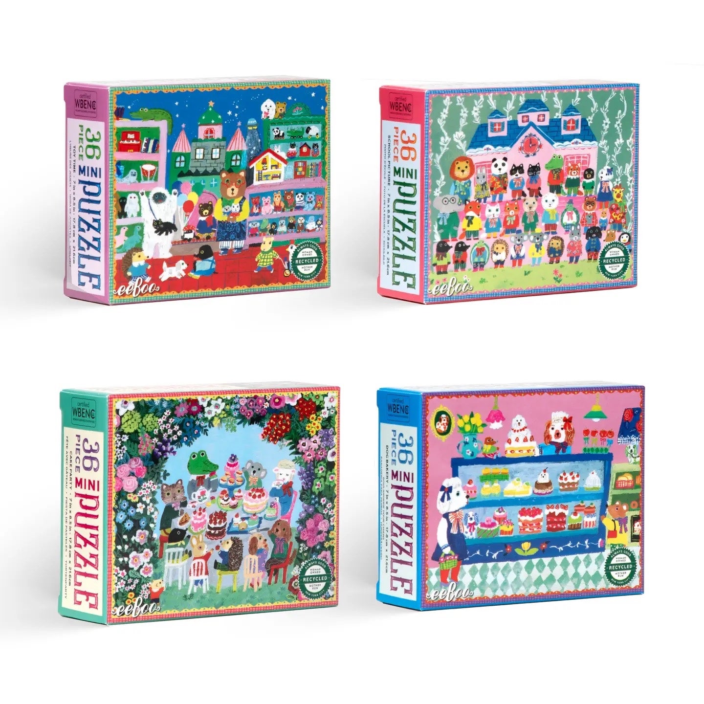 Yumi Kitagishi Mini Puzzles - eeBoo - Assorted Styles, photo 4 of 5