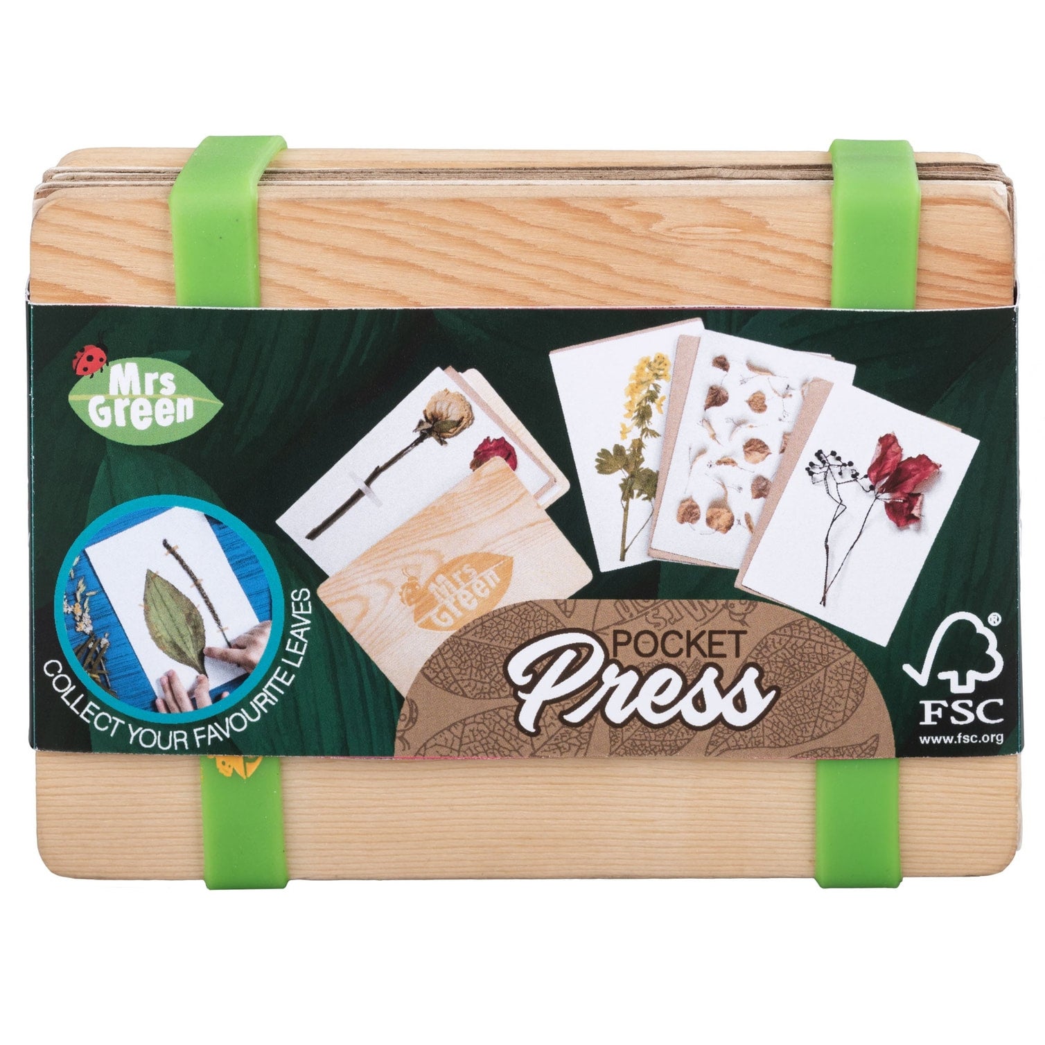 Pocket Flower Press - Small - Mrs Green, photo 1 of 8