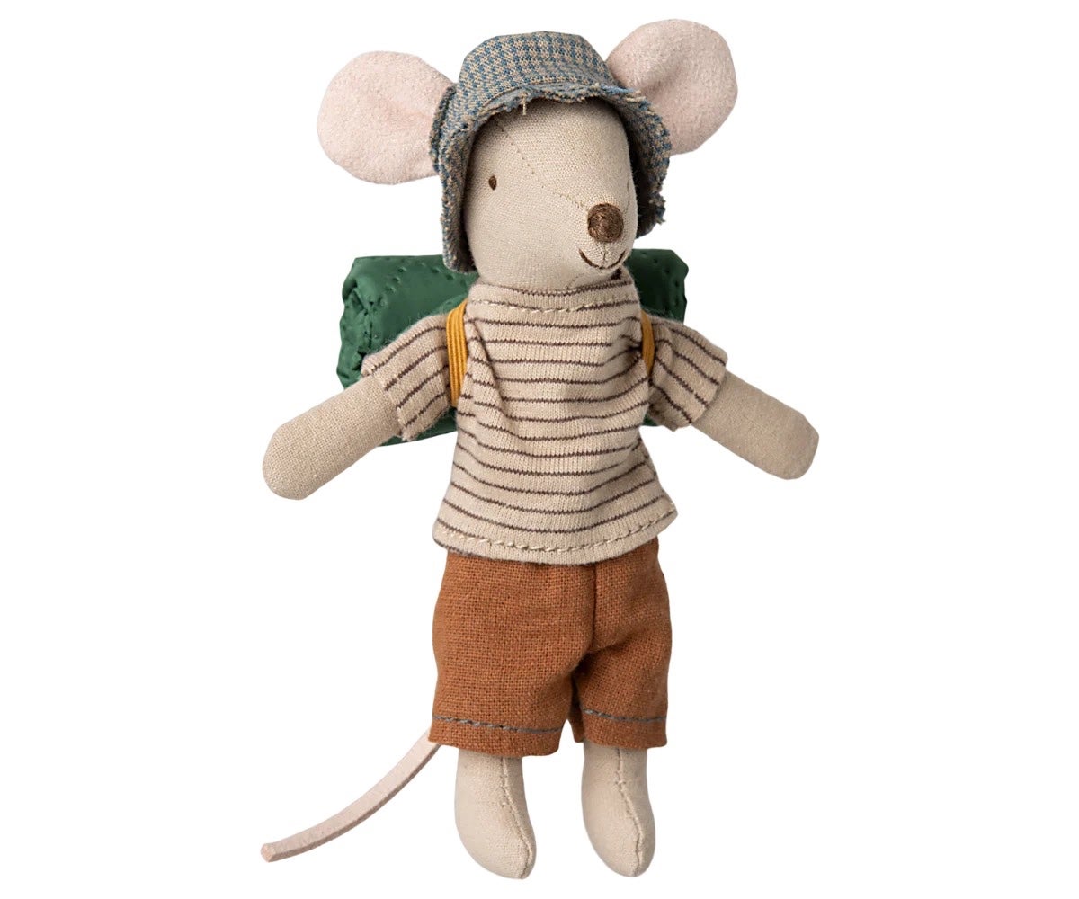 Hiker Mouse, Big Brother Thin Striped Shirt - Maileg, photo 1 of 3