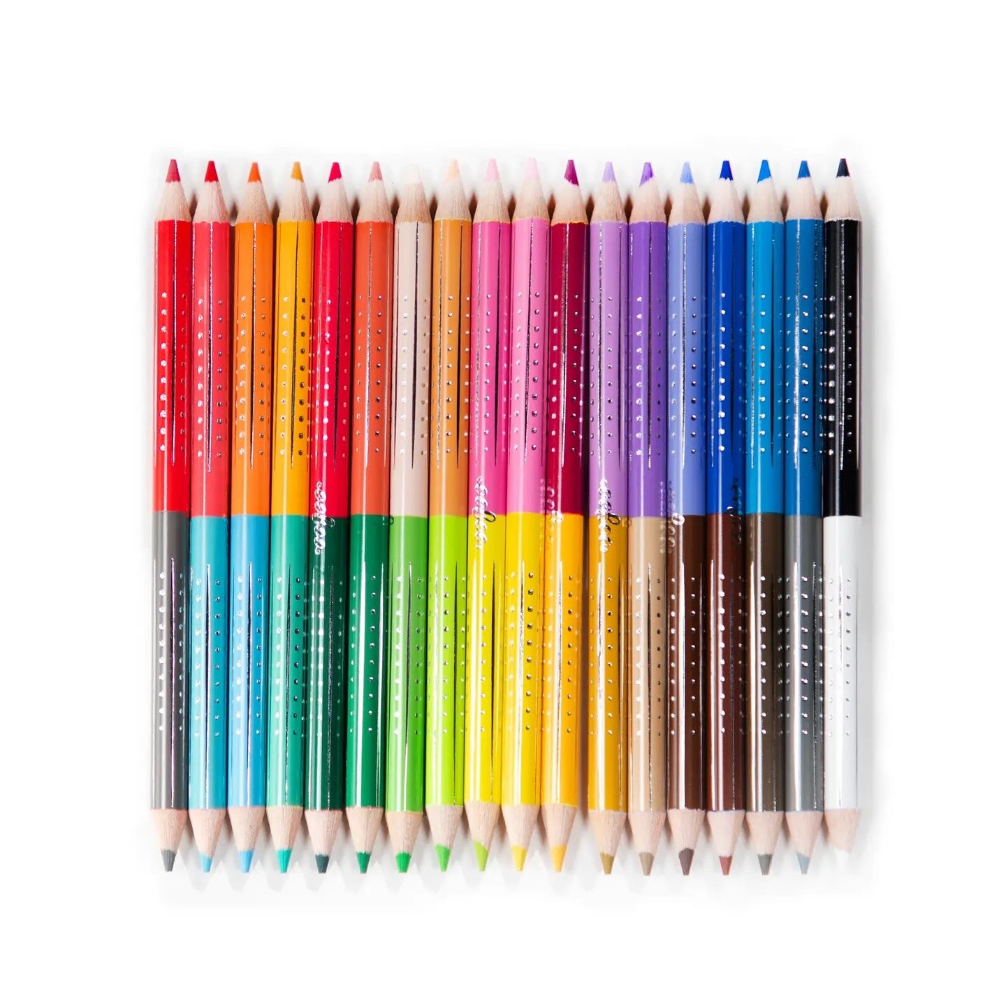 Rainbow 18 Double-Sided Watercolor Pencils - 36 Vivid Colors - eeBoo, photo 2 of 3