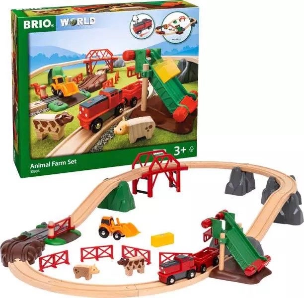 Animal Farm Set / 30-piece Train Set - 33984 Brio, photo 1 of 8