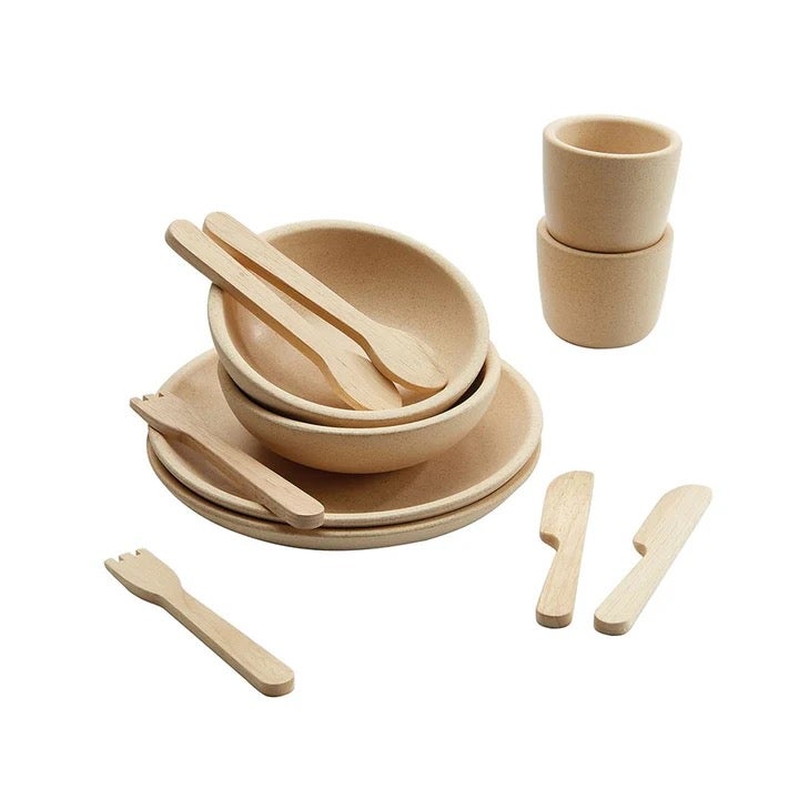 Tableware Playset - Wooden - PlanToys, photo 3 of 4