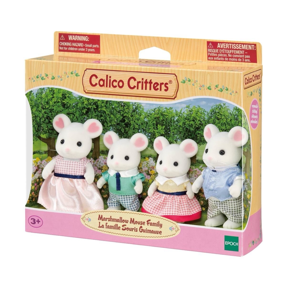 Marshmallow Mouse Family - Calico Critters, photo 2 of 2