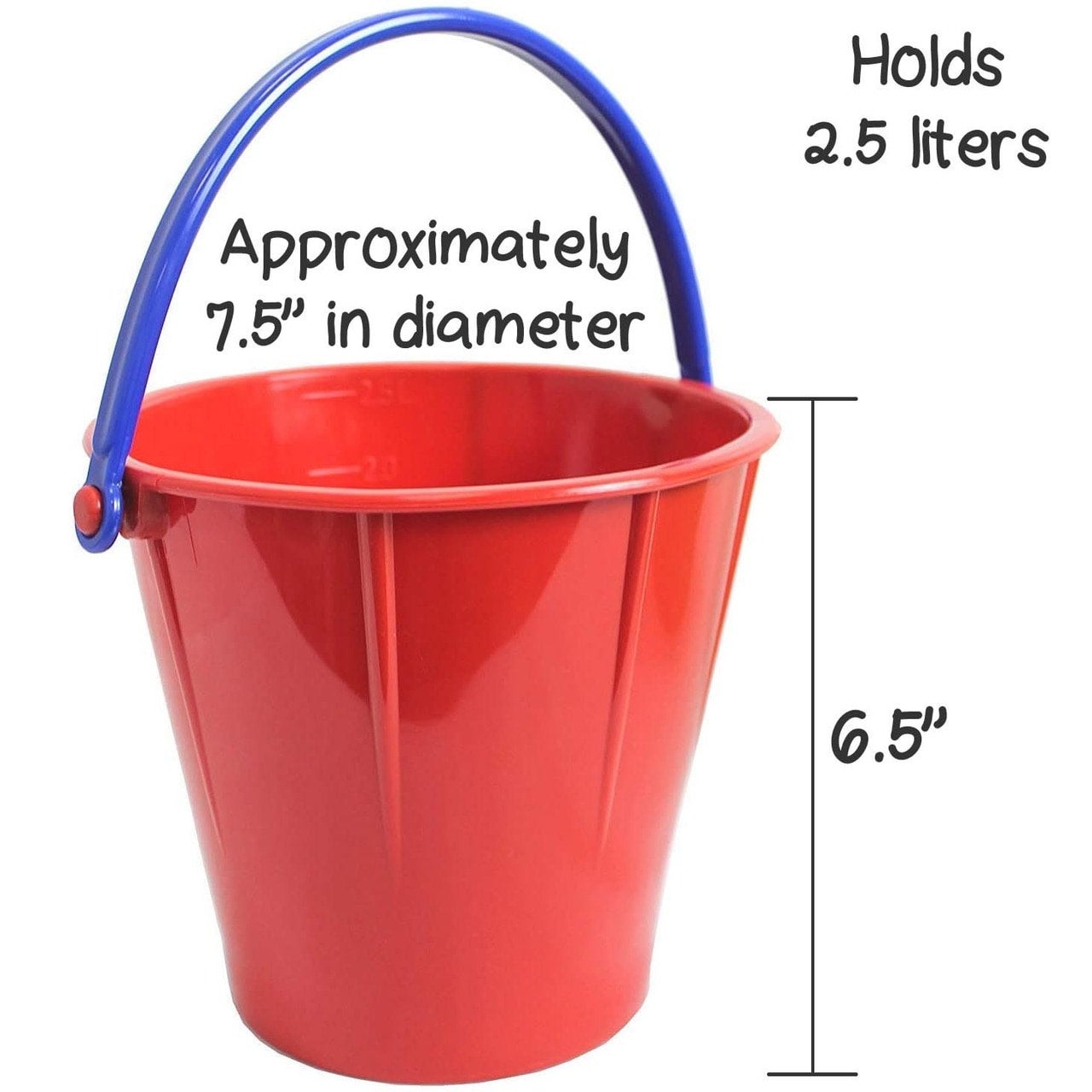 Spielstabil 2.5 Liter Pail for Sand & Water (assorted colors), photo 3 of 8