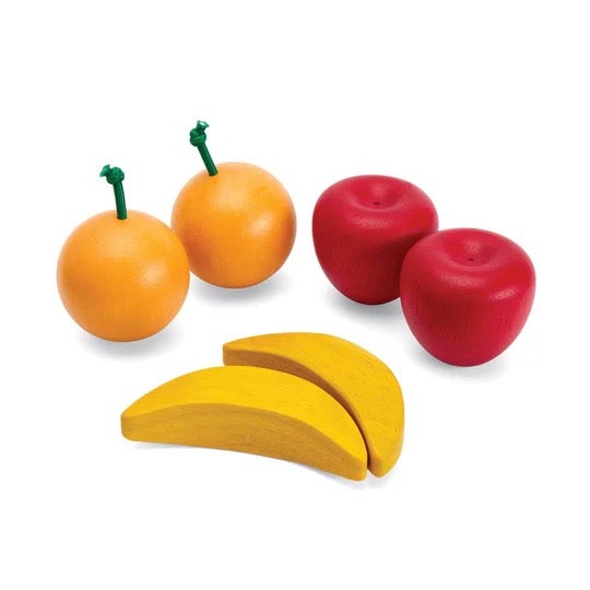Fresh Produce Set A - Apples, Oranges, Bananas - PlanToys, photo 1 of 6