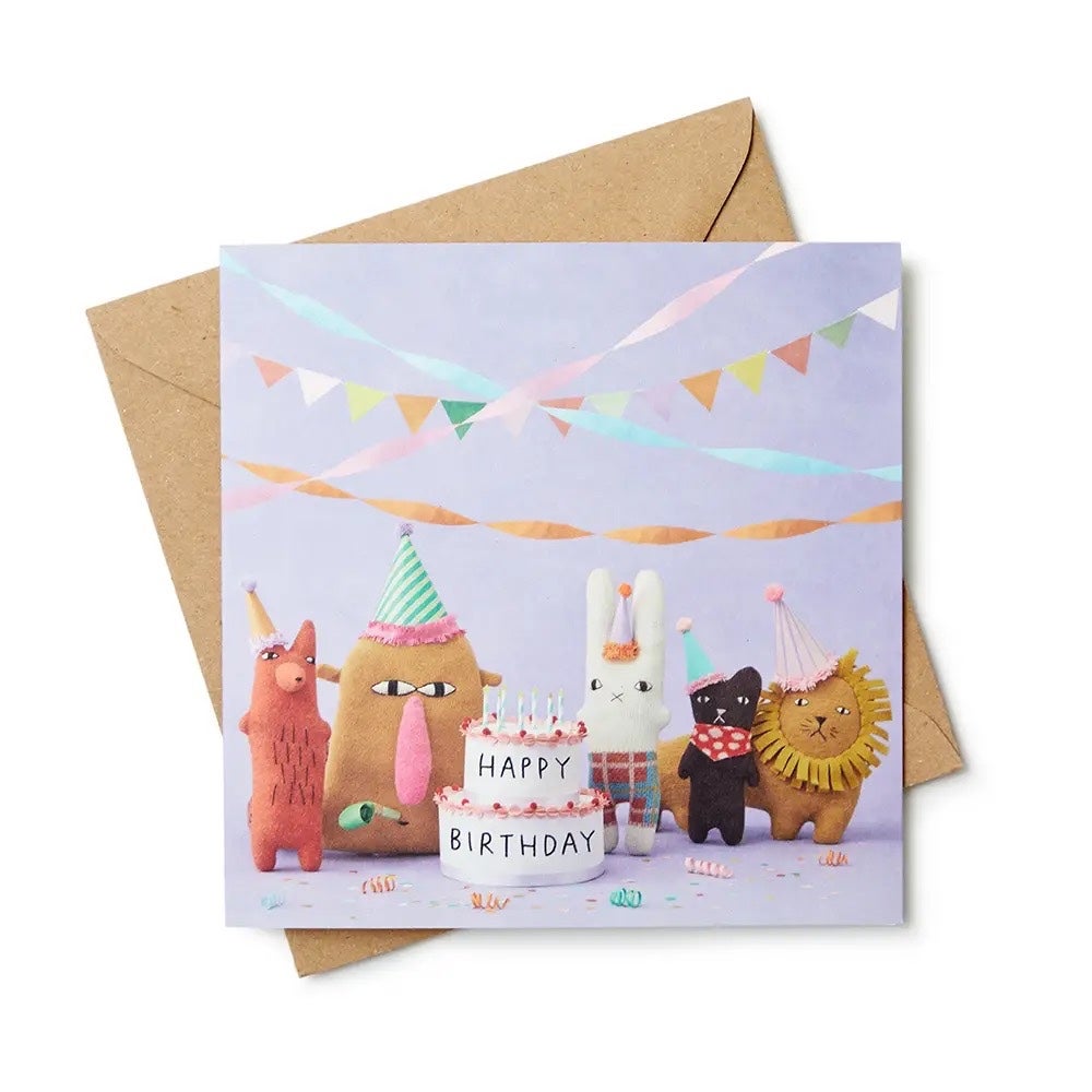 Creature Family Birthday Card by Donna Wilson, photo 1 of 2