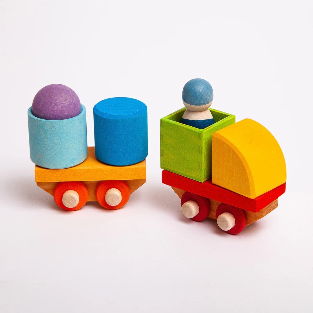 Wooden Train Building Set - Grimm's, photo 2 of 5