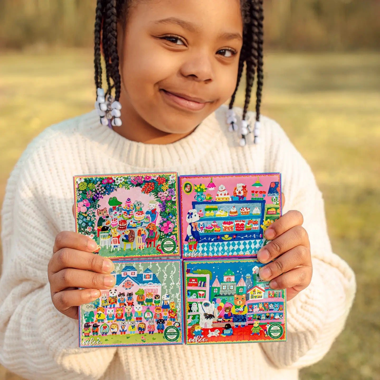 Yumi Kitagishi Mini Puzzles - eeBoo - Assorted Styles, photo 3 of 5