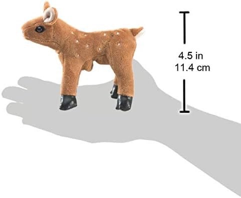 Mini Fawn Finger Puppet - Folkmanis, photo 2 of 3