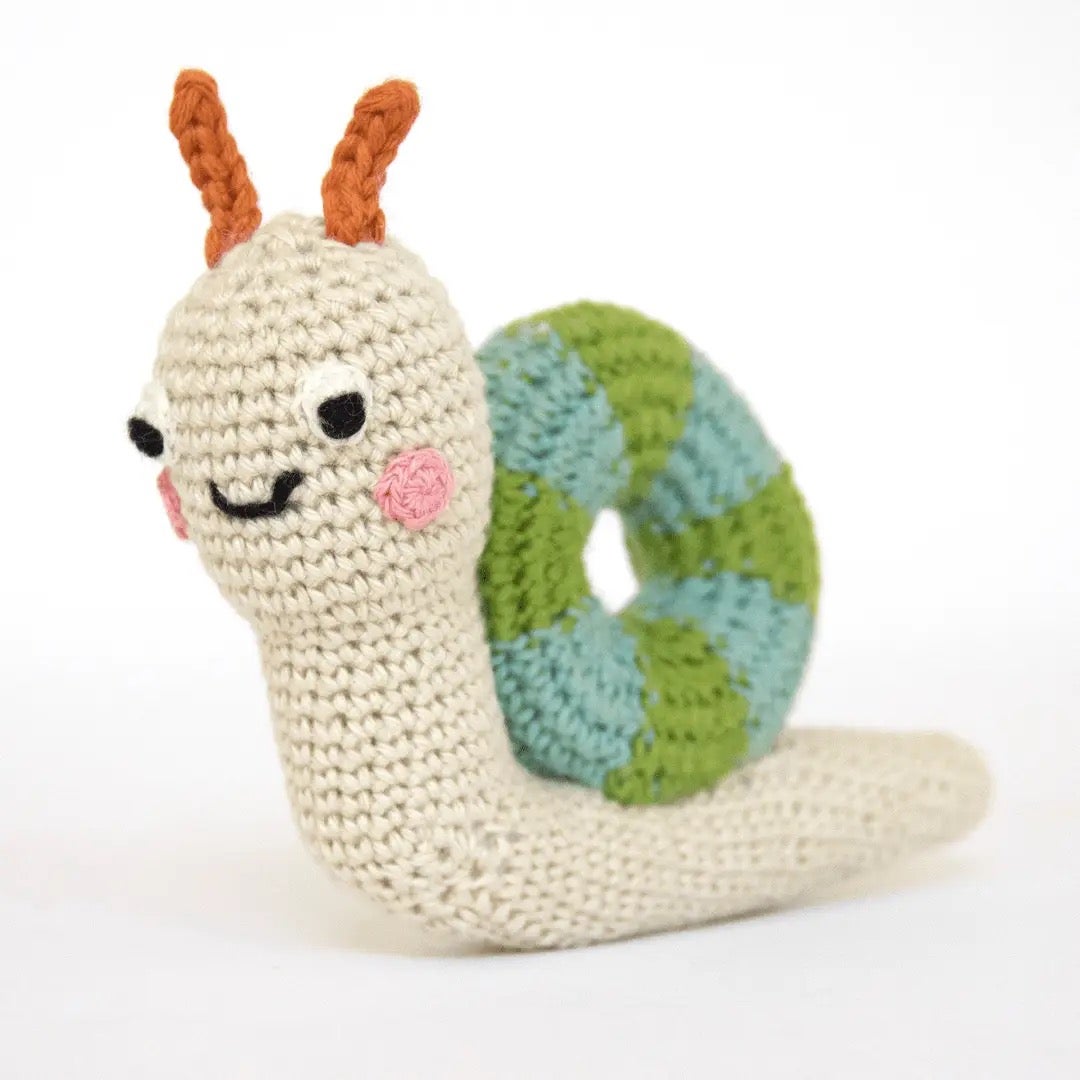 Snail Rattle - 100% Cotton - Blabla, photo 4 of 4