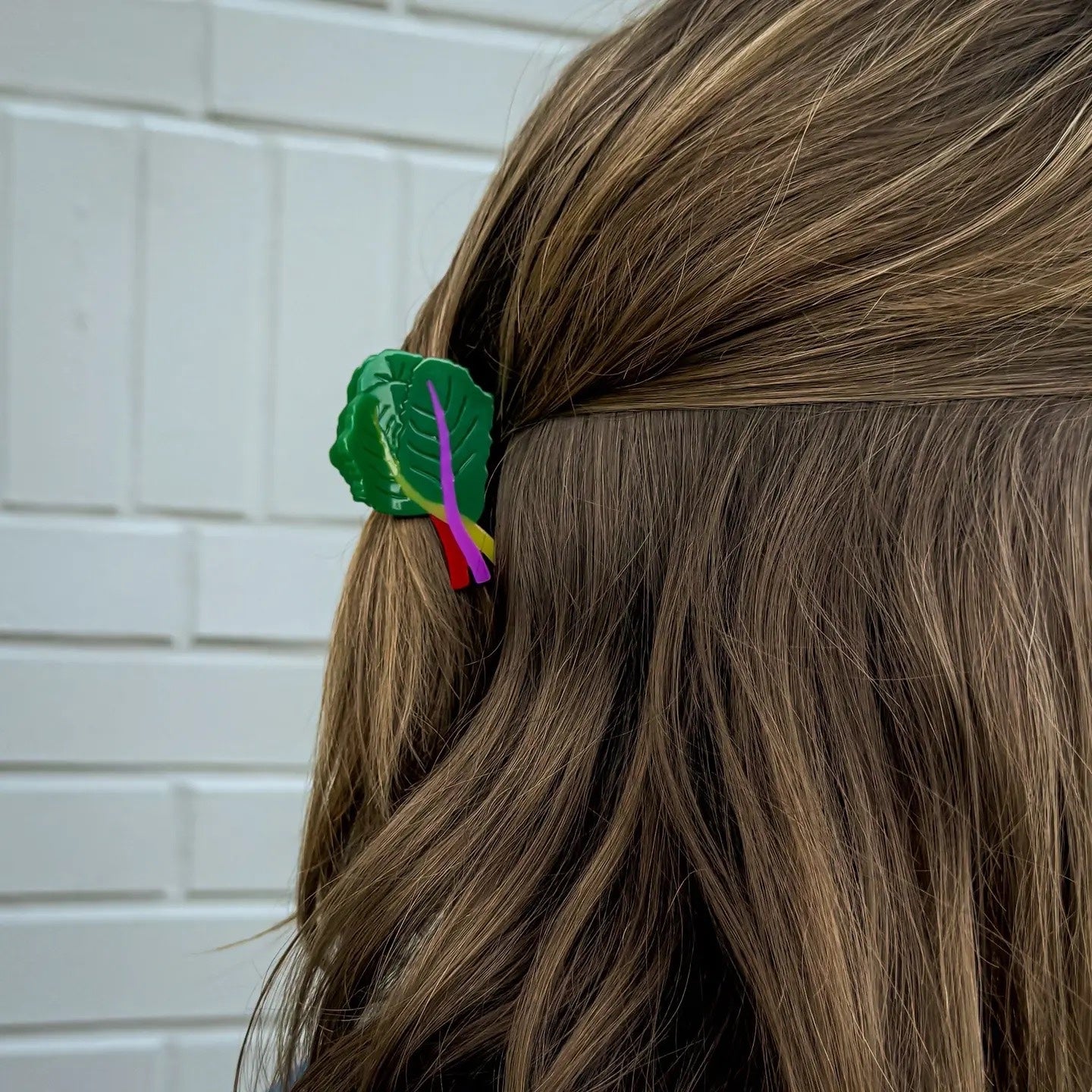 Mini Rainbow Chard Claw Clip - Jenny Lemons, photo 3 of 4