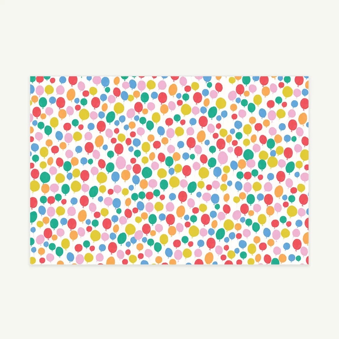 Balloons Gift Wrap - Roll of 3 Sheets - Mr. Boddington’s Studio