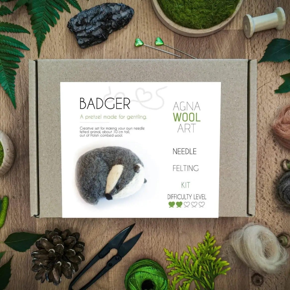 Badger Wool Art Set - Benzie Design, photo 3 of 5