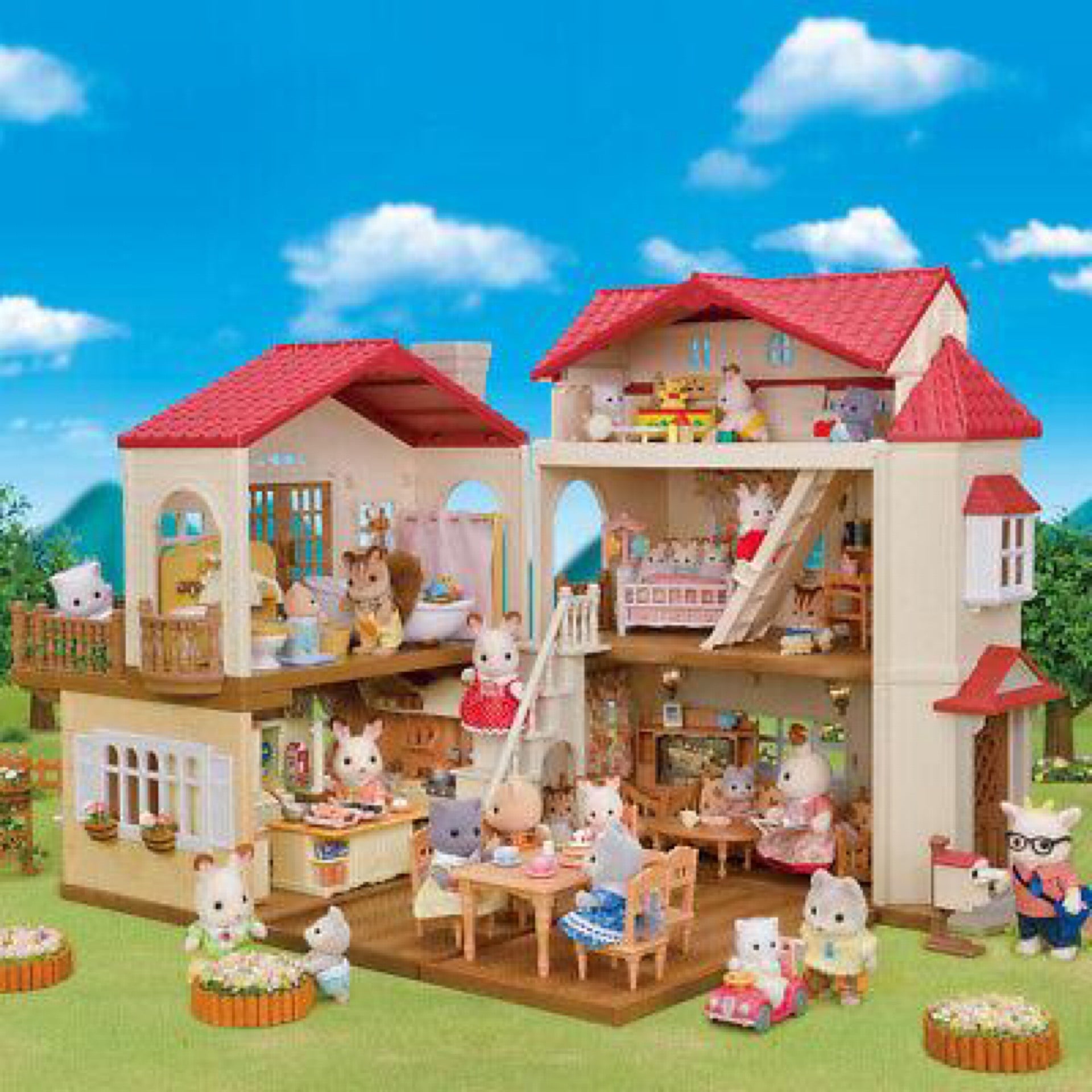 Red Roof Country Home with Secret Attic Playroom - Calico Critters, photo 2 of 5