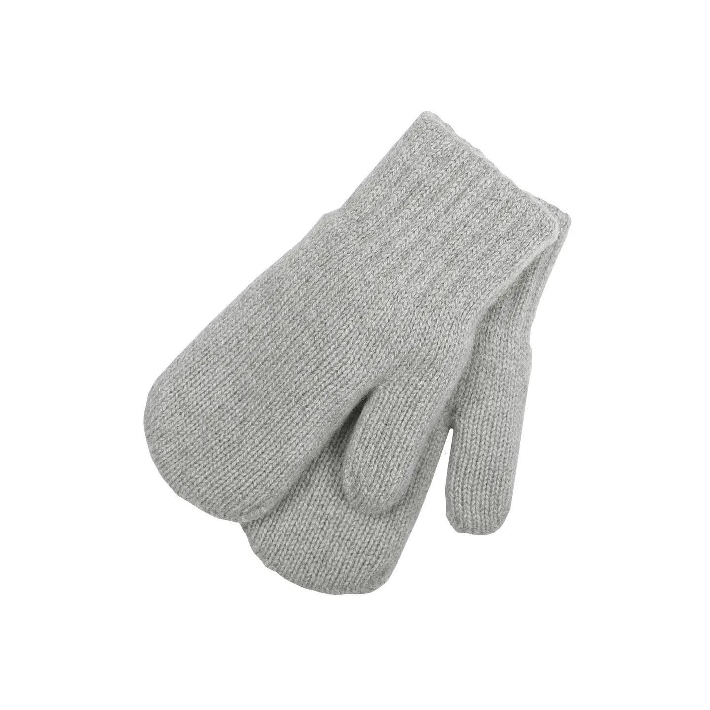 Kids' Knit Double Mittens Merino & Cashmere - 3-5 years