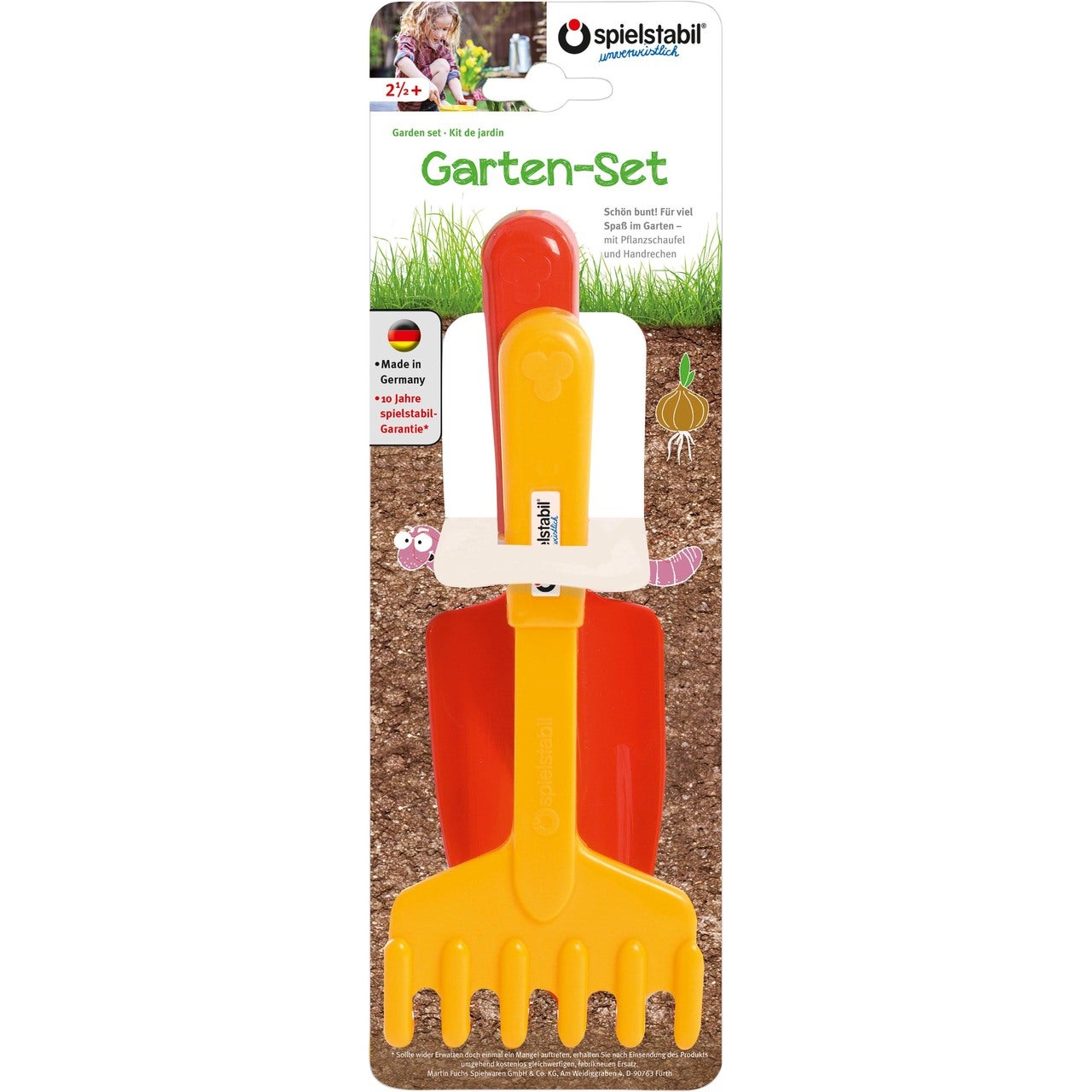 Spielstabil 2 Piece Garden Set - Includes Hand Rake & Shovel, photo 4 of 4