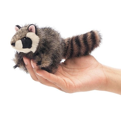 Mini Raccoon Finger Puppet - Folkmanis, photo 1 of 2