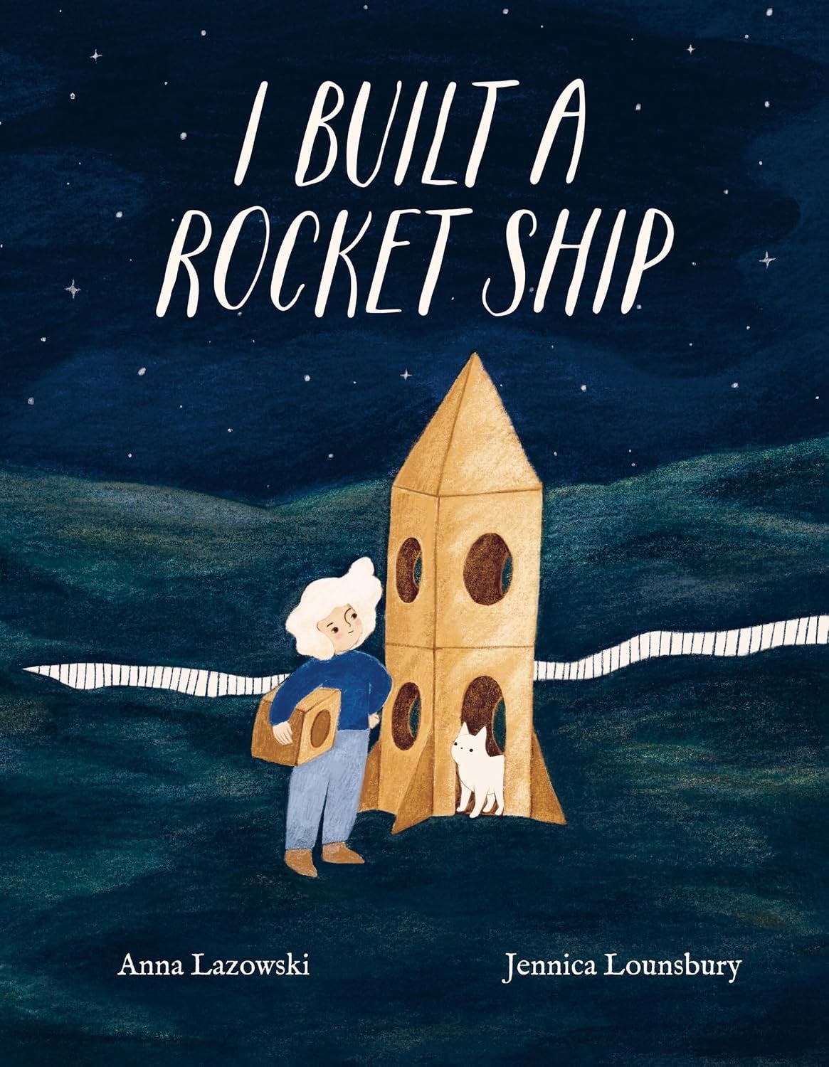 I Built a Rocket Ship by Anna Lazowski - Hardcover (Grief - 4-8yrs), photo 1 of 4