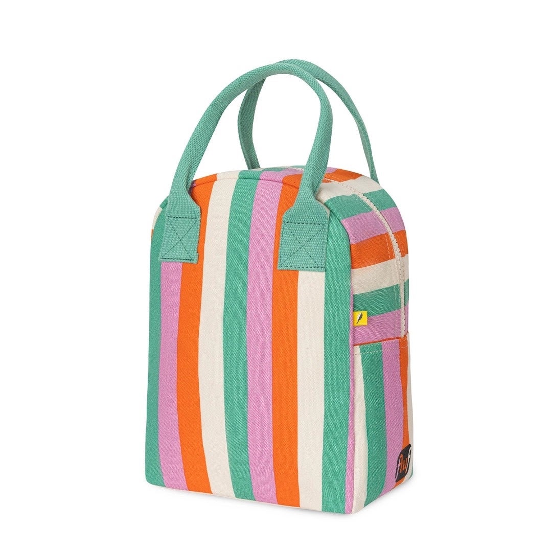 Zipper Lunch Bag - Three Stripe - Fluf, photo 1 of 2
