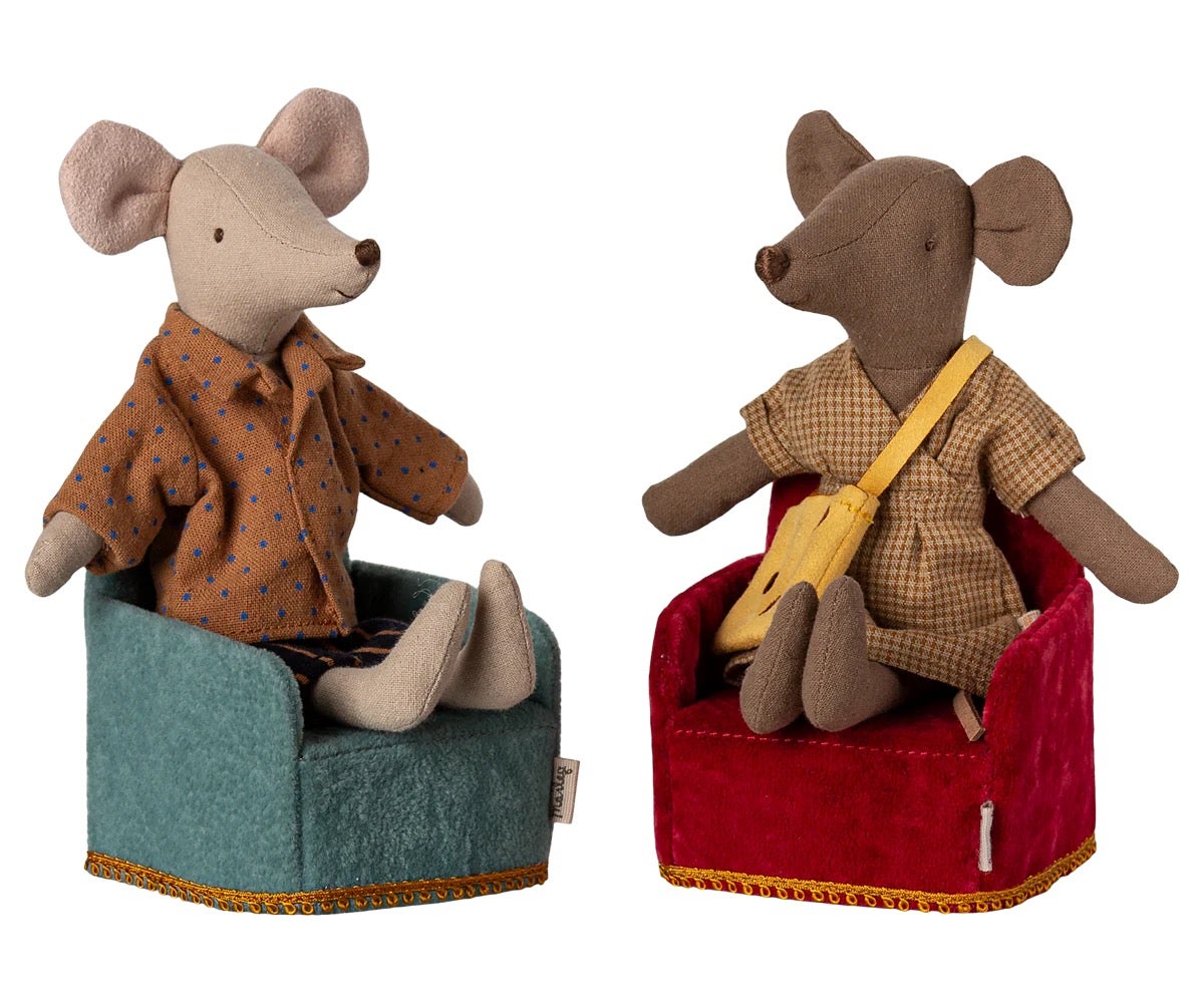 Folding Chair (mouse, Mint) by Maileg, photo 2 of 3
