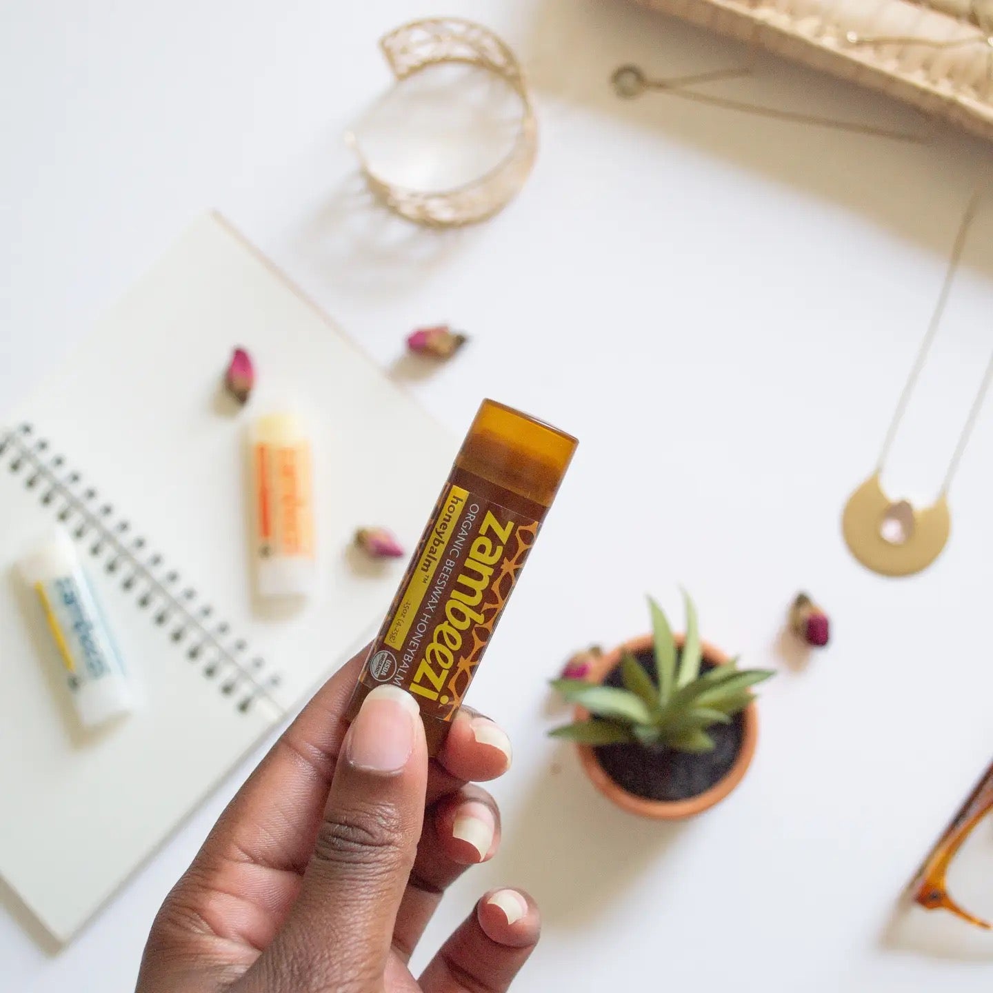 Honeybalm Zambeezi Organic Beeswax Lip Balm single tube, photo 3 of 3