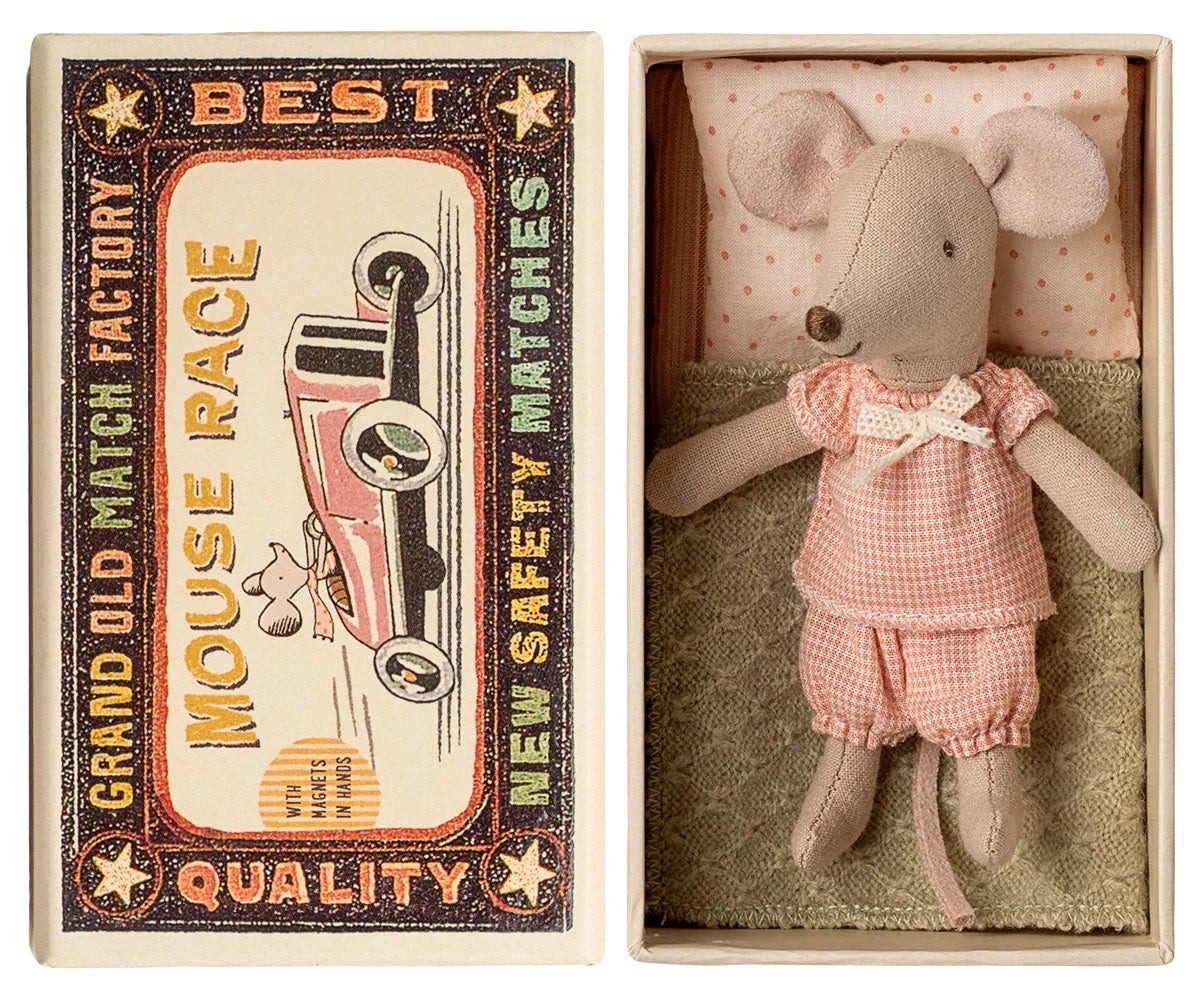 Little Sister Mouse in Matchbox - Maileg, photo 1 of 4