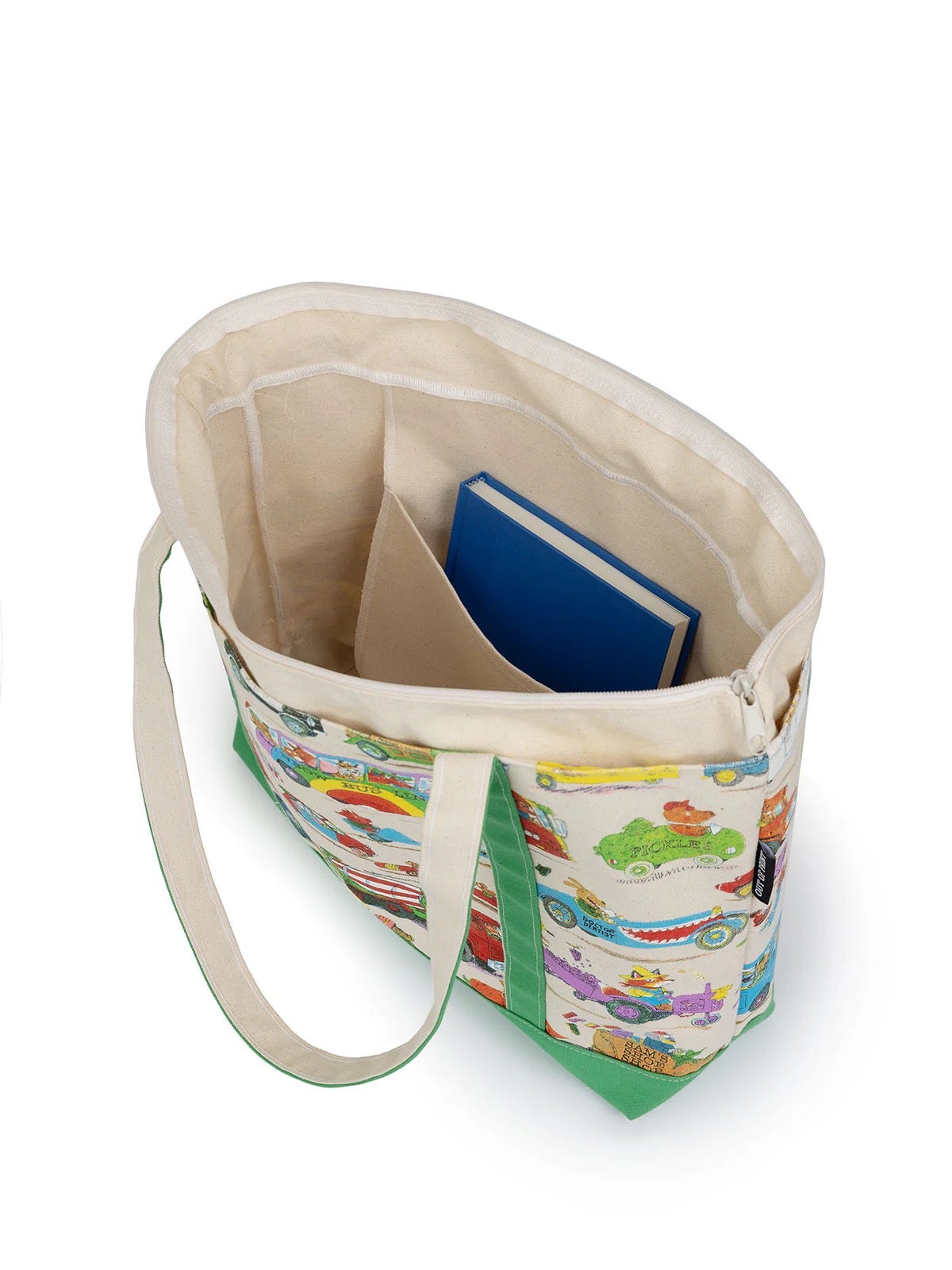 Richard Scarry Cars and Trucks Large Boat Tote Bag - Out of Print, photo 2 of 3