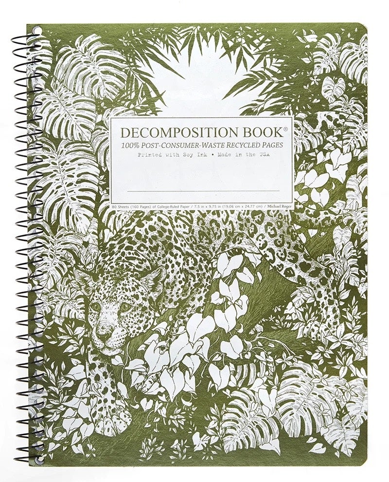 Jaguar Decomposition Book - Lined, College Ruled, photo 1 of 3