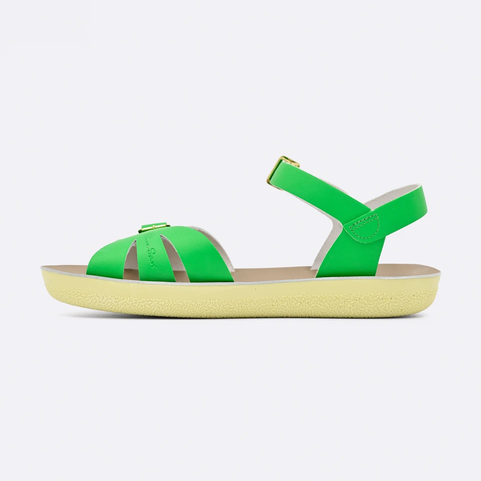 Kelly Green Boardwalk Salt Water Sandals - Adult Sizes, photo 3 of 6