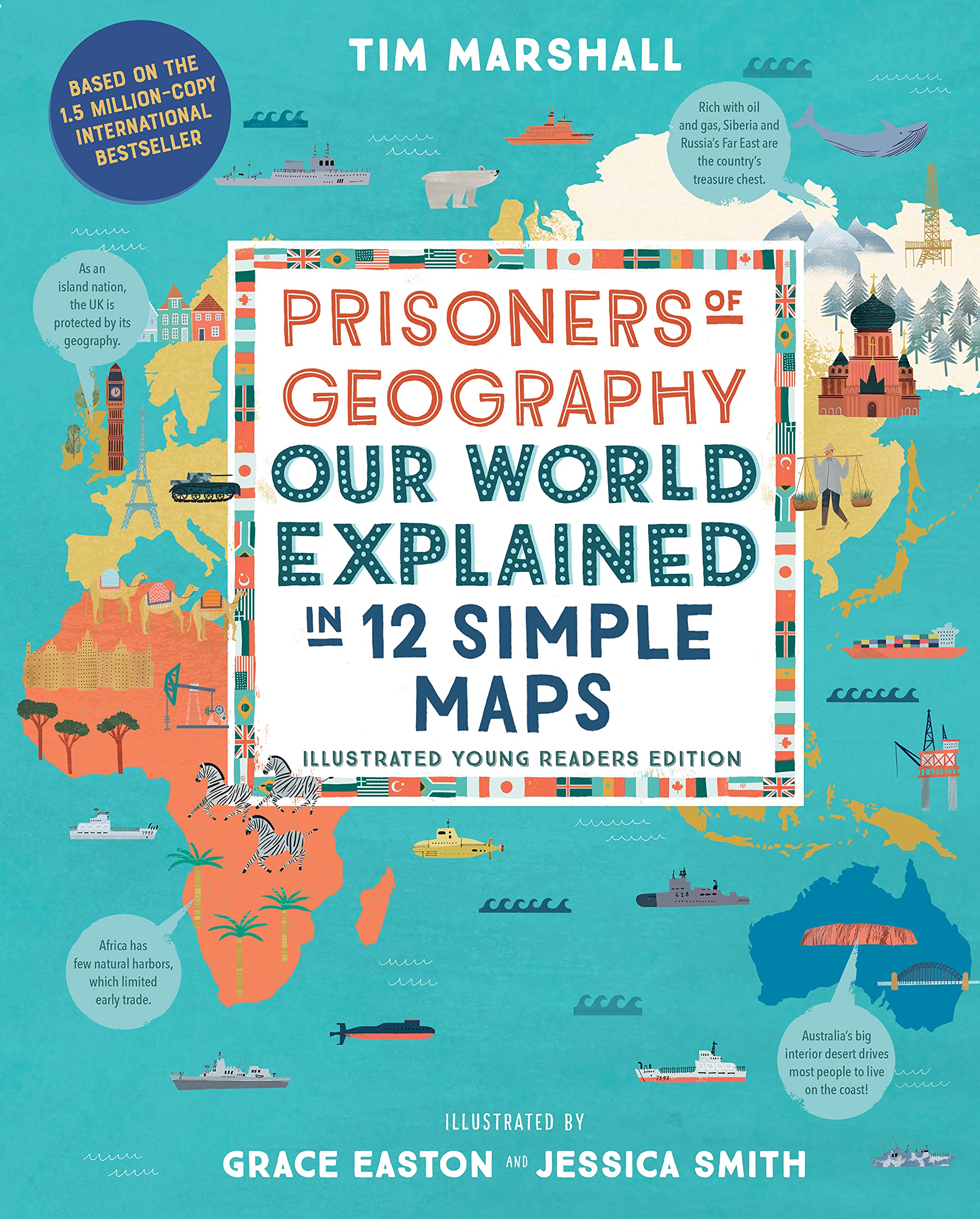 Prisoners of Geography, Our World Explained in 12 Simple Maps - Hardcover Books, photo 1 of 8