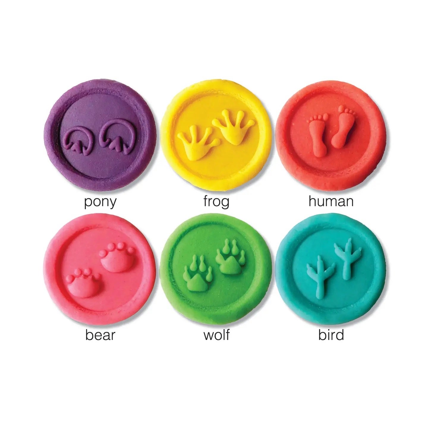 Animal Trackers - Wooden Dough Stampers - Eco-Kids, photo 4 of 5