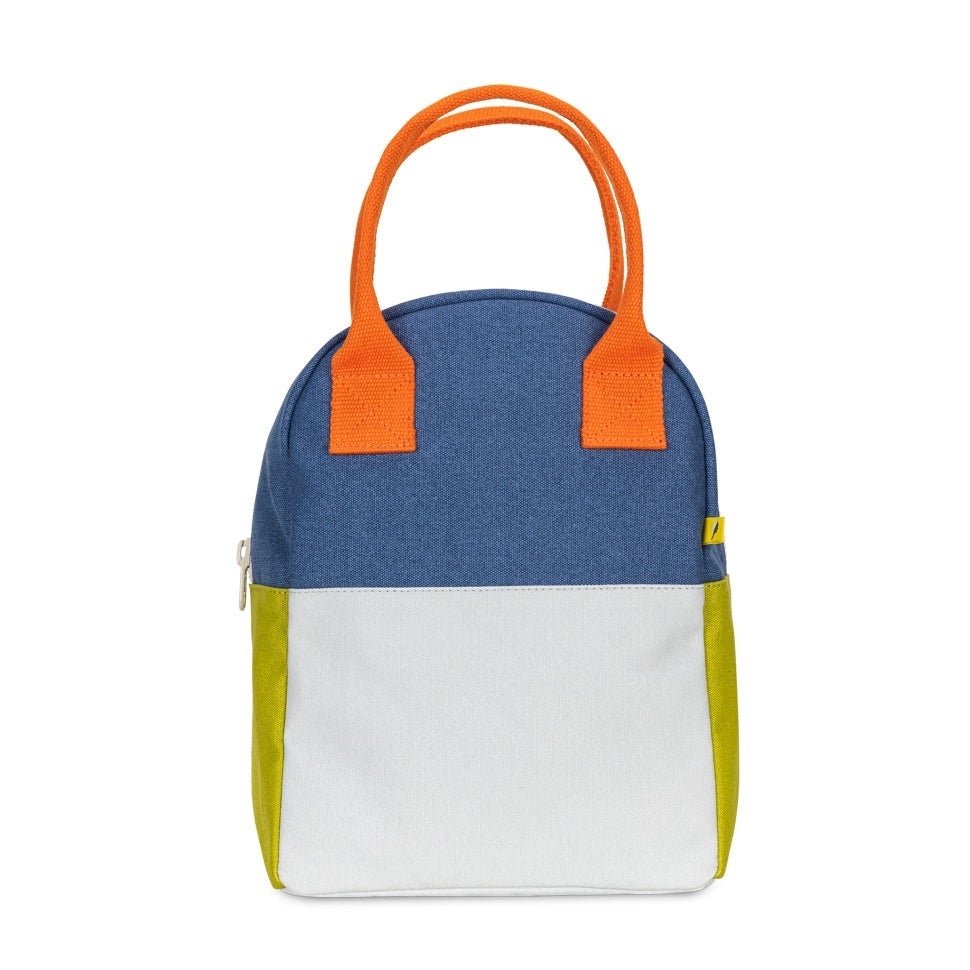 Zipper Lunch Bag - Navy Citrus - Fluf, photo 1 of 4