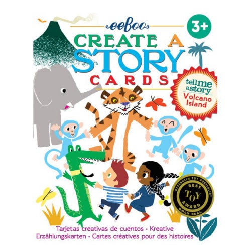 Volcano Island Create a Story cards - eeBoo, photo 1 of 2