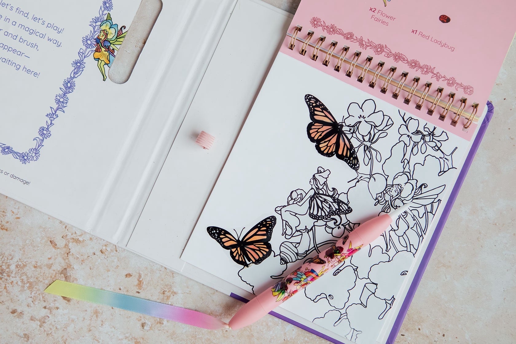 Watercolor with Me: Flower Fairies - A Water Reveal Book by Sarah Simon, photo 4 of 4