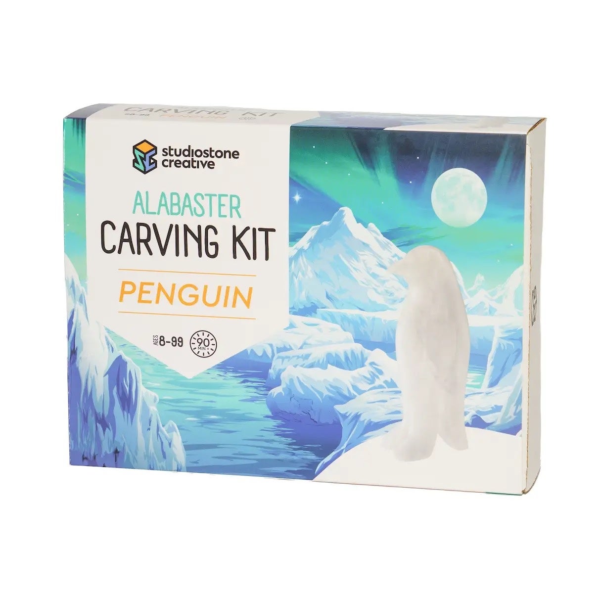 Penguin Alabaster Carving Kit - Studiostone Creative, photo 1 of 3