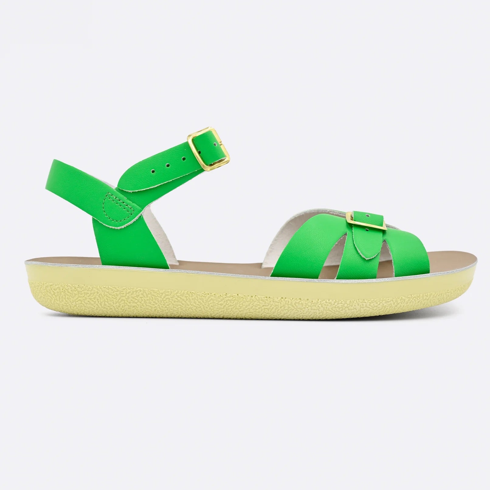 Kelly Green Boardwalk Salt Water Sandals - Adult Sizes, photo 2 of 6