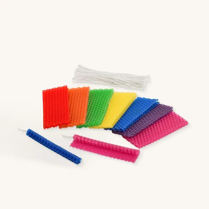 Chanukah Candle Making Kit- Izzy & Dizzy - Set 44pk Hanukkah candles, photo 1 of 2