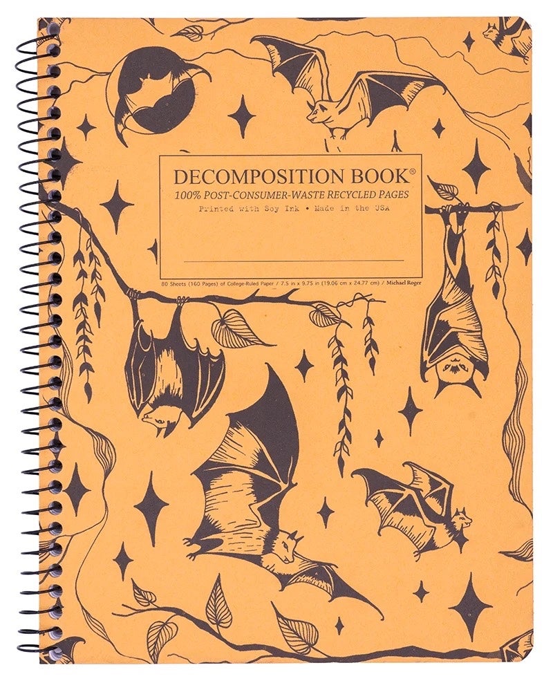 Bats Decomposition Book - Lined, College Ruled