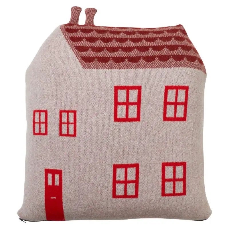 Large House Lambswool Floor Cushion - Donna Wilson, photo 1 of 2