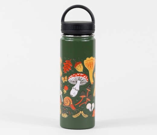Forest Fungi 20oz. Water Bottle - Phoebe Wahl - Made in Washington, photo 5 of 8