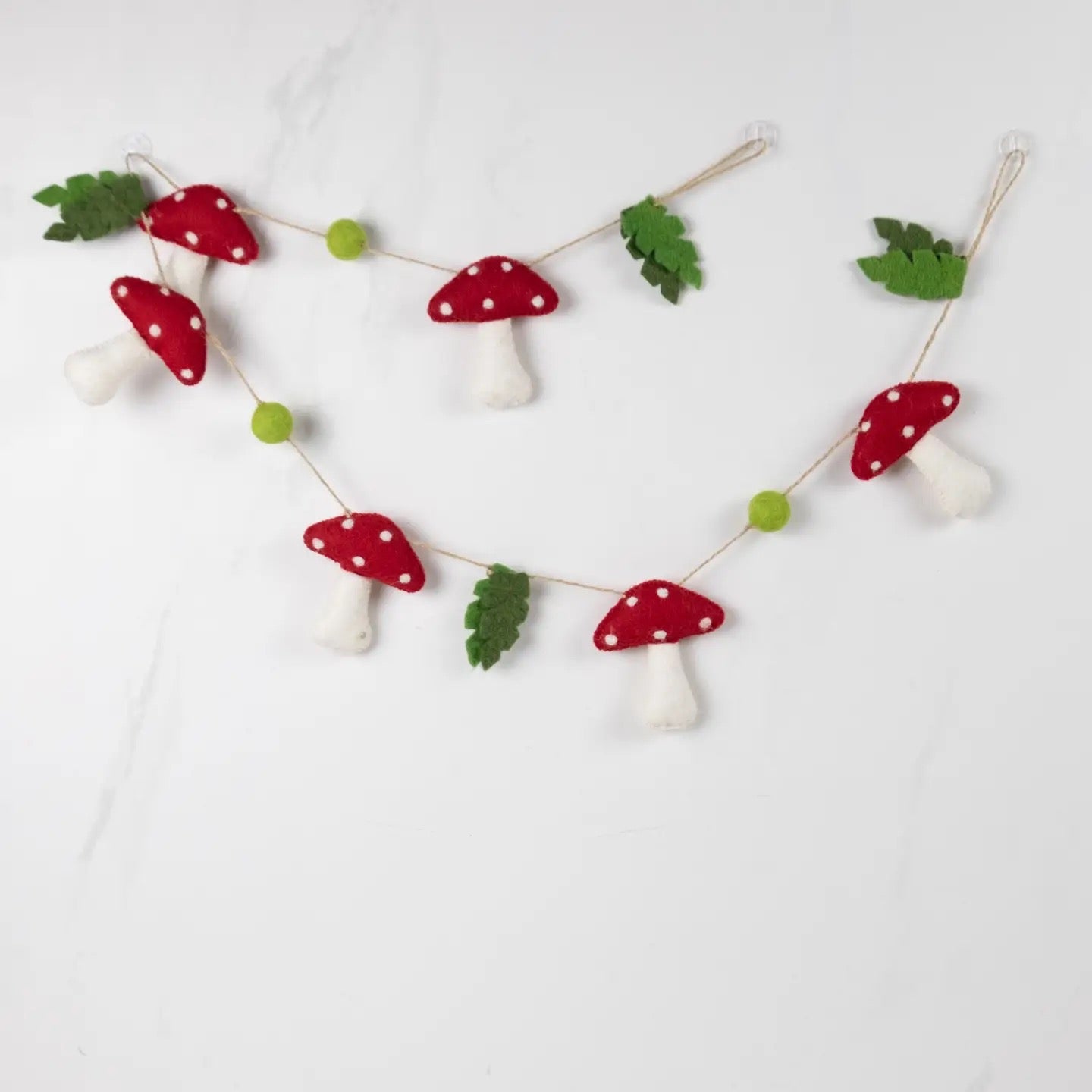 Felted Mushroom Garland - The Winding Road, photo 6 of 6