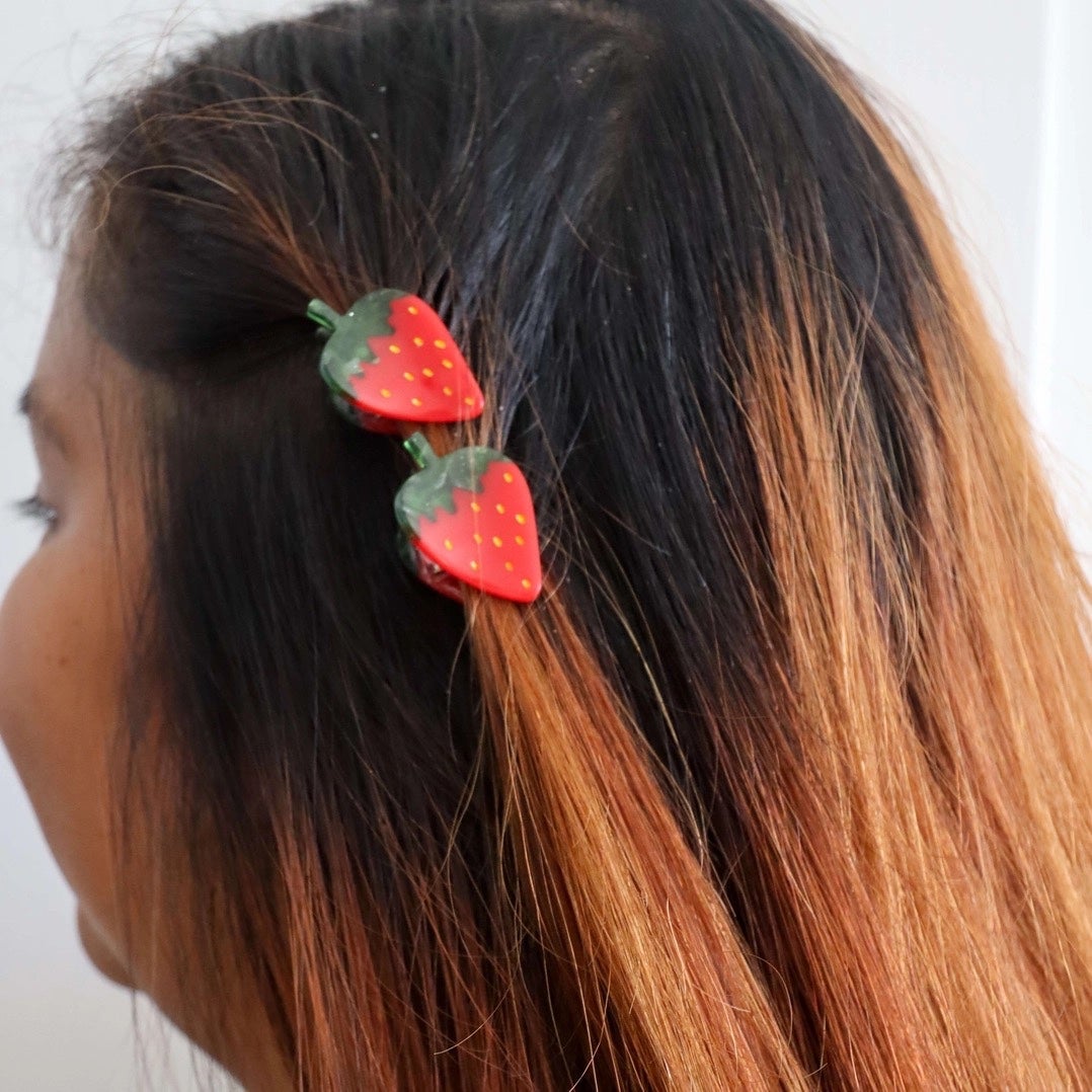 Micro Fruit & Flowers Claw Clip - Jenny Lemons, photo 4 of 7