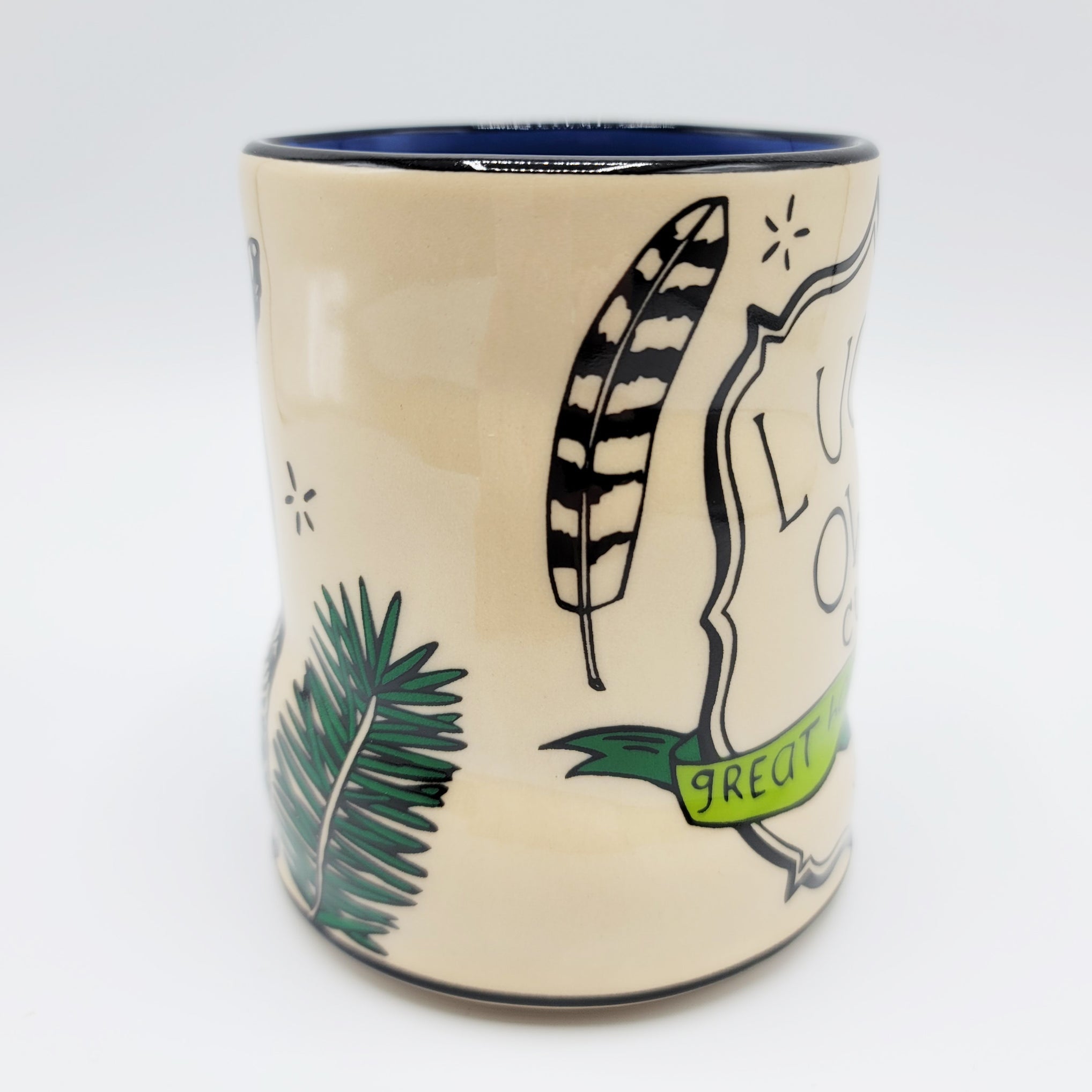 Great Horned Owl Lucky Cup by The Bowl Maker